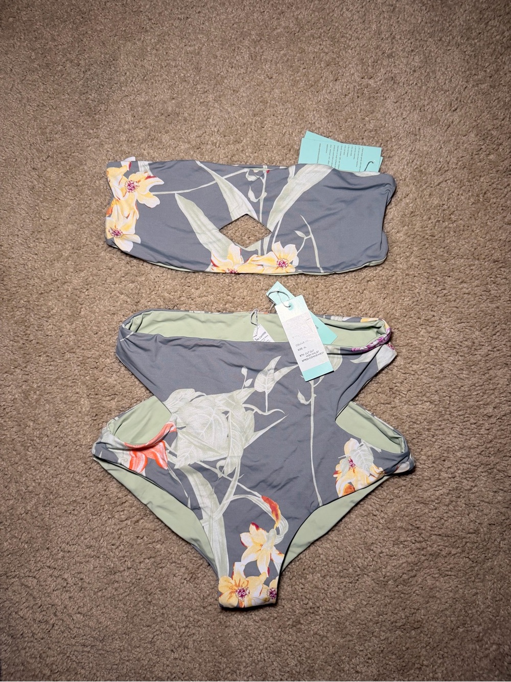 New San Lorenzo Cutout Two-Piece Bikini Set -